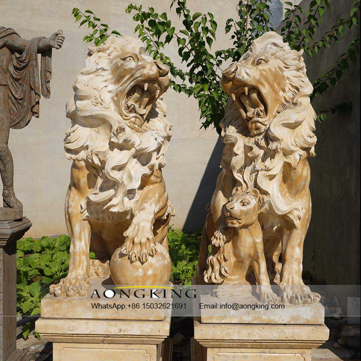 marble lion