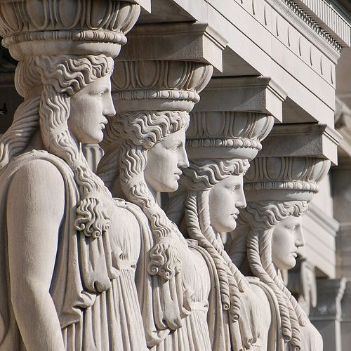 Caryatids Statues2