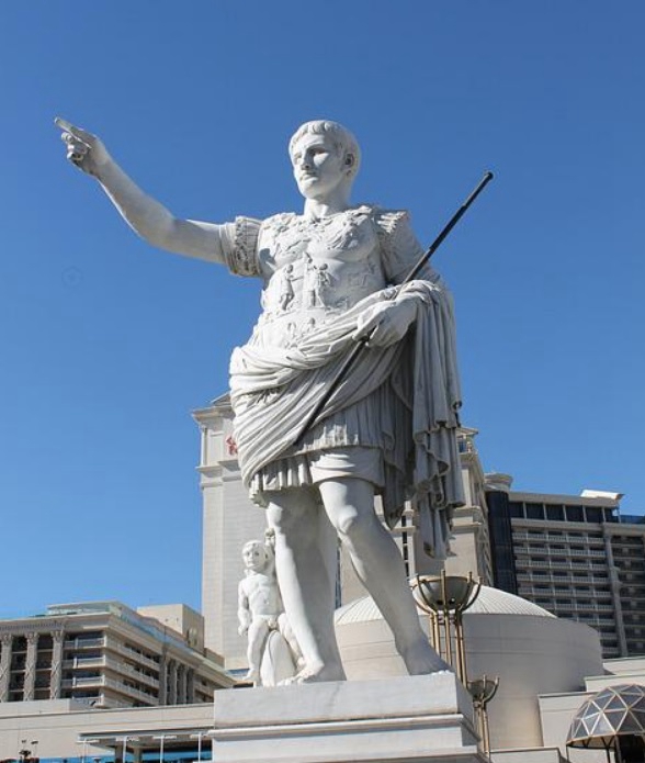 Jumbo Size Marble Augustus statue