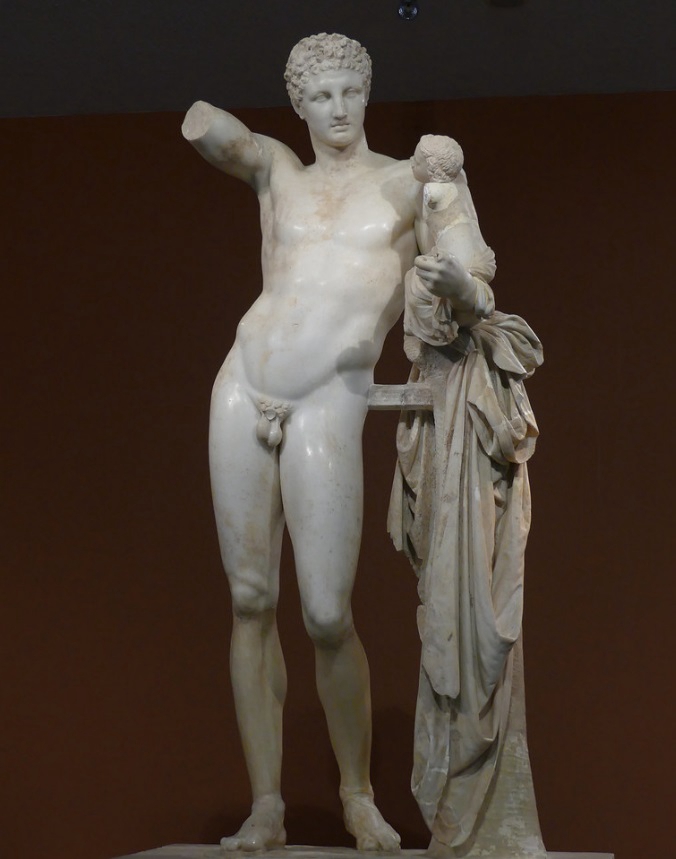 famous greek marble male Hermes for living room