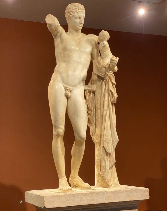 famous greek marble male Hermes for living room 3
