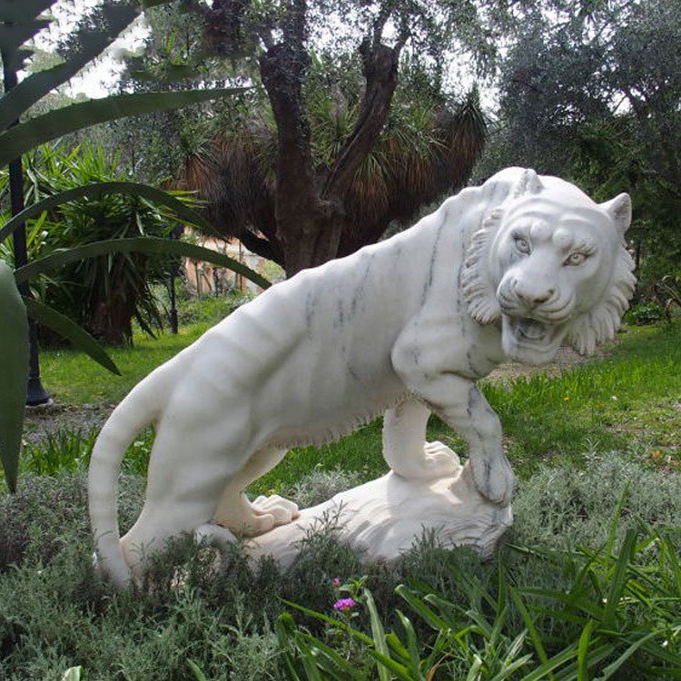 outdoor tiger statue