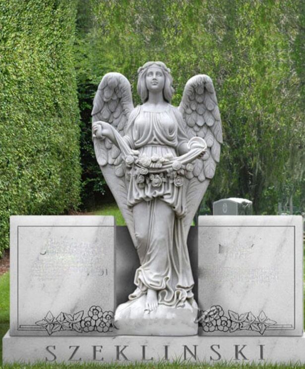 angel memorial statue