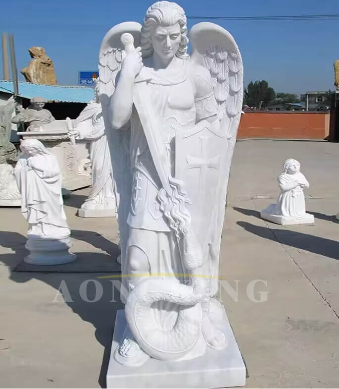 michael the archangel statue (2)