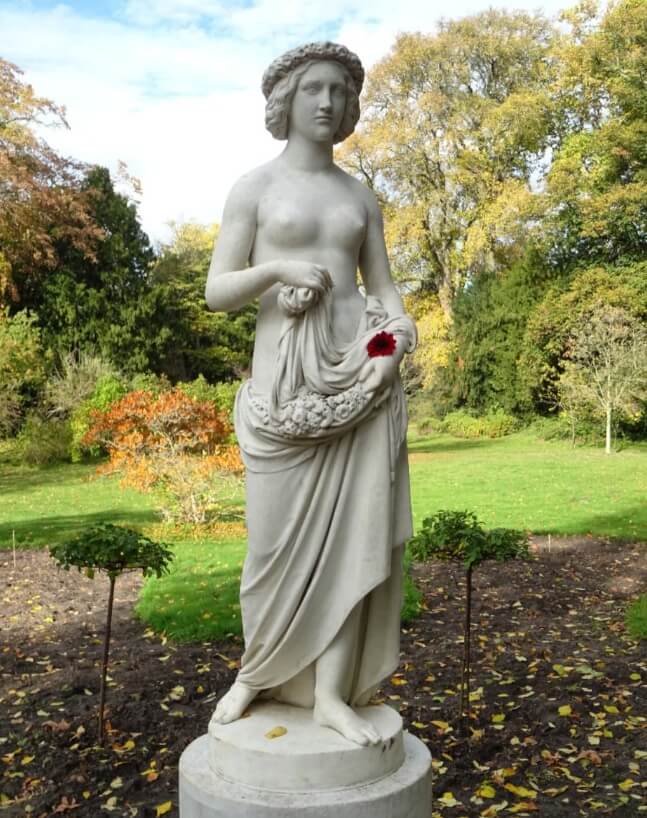 life size woman for garden