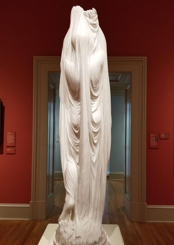 marble statue of veiled woman (3)