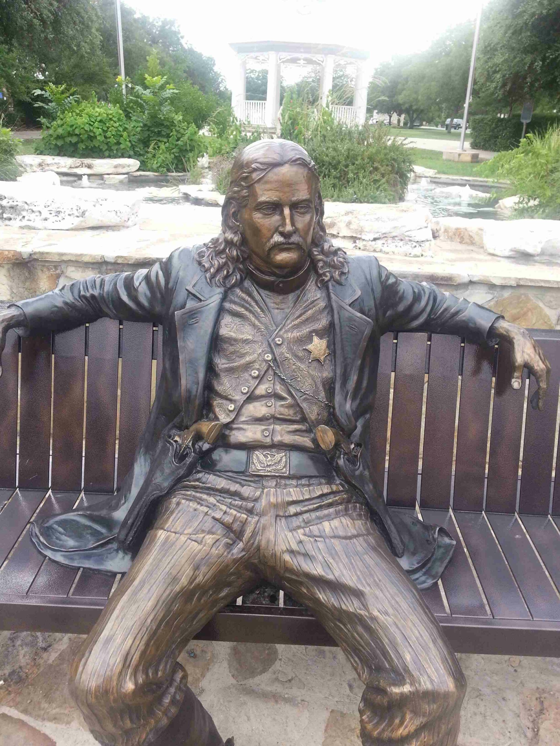 Wild Bill Hickok statue copper (3)