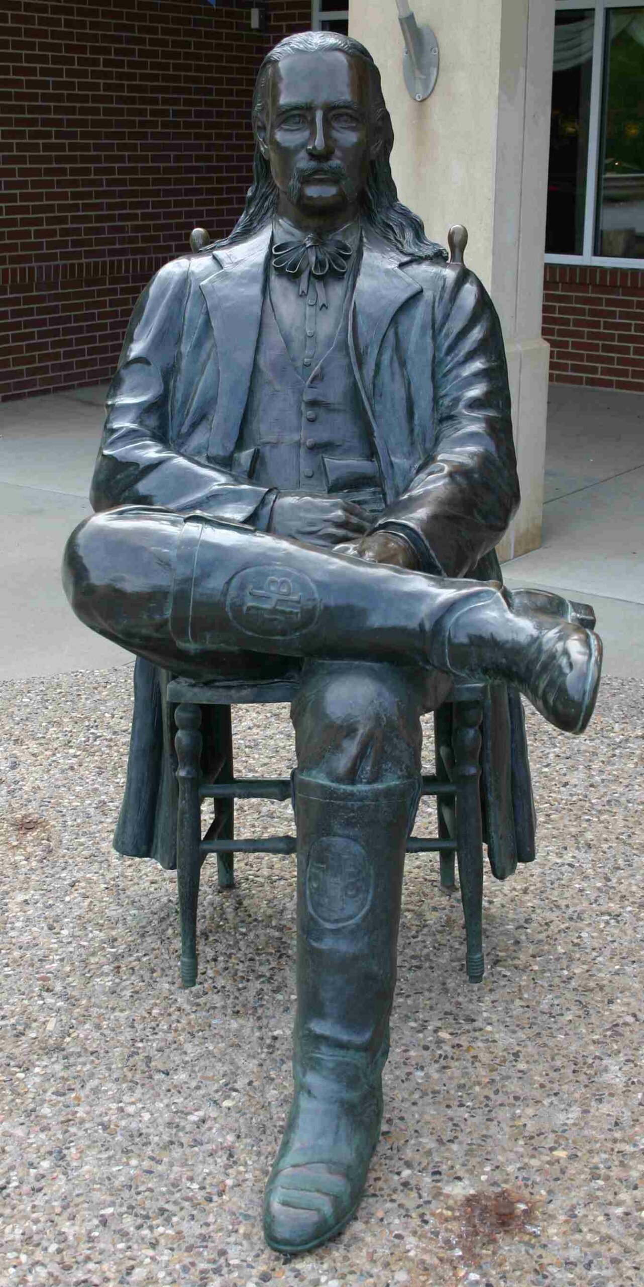 Wild Bill Hickok statue copper (4)