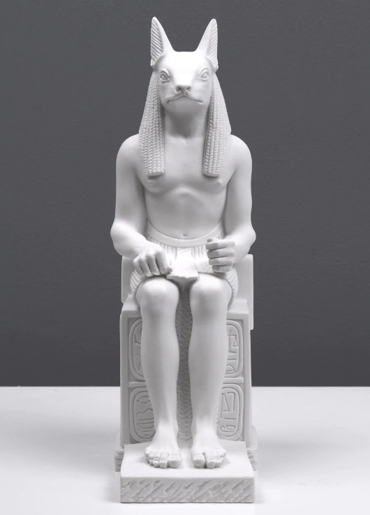 egypt Anubis marble statue (1)