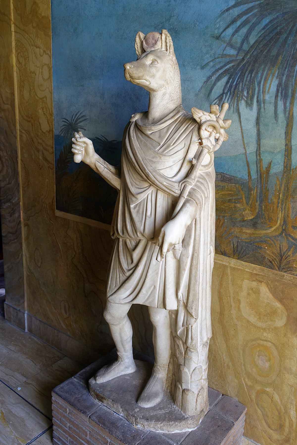 egypt Anubis marble statue (2)