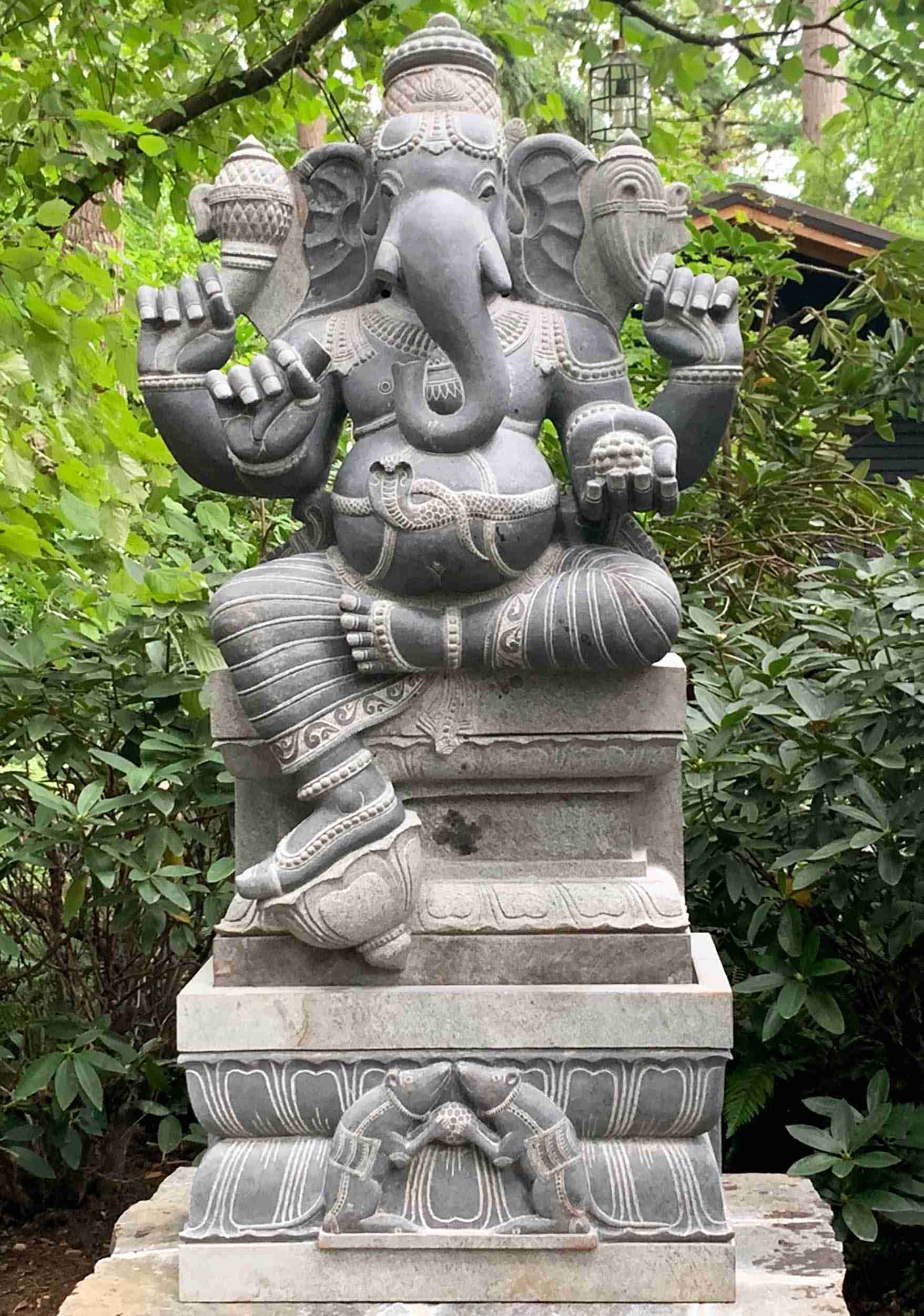 marble Lord Ganesh Indian Sculpture (4)
