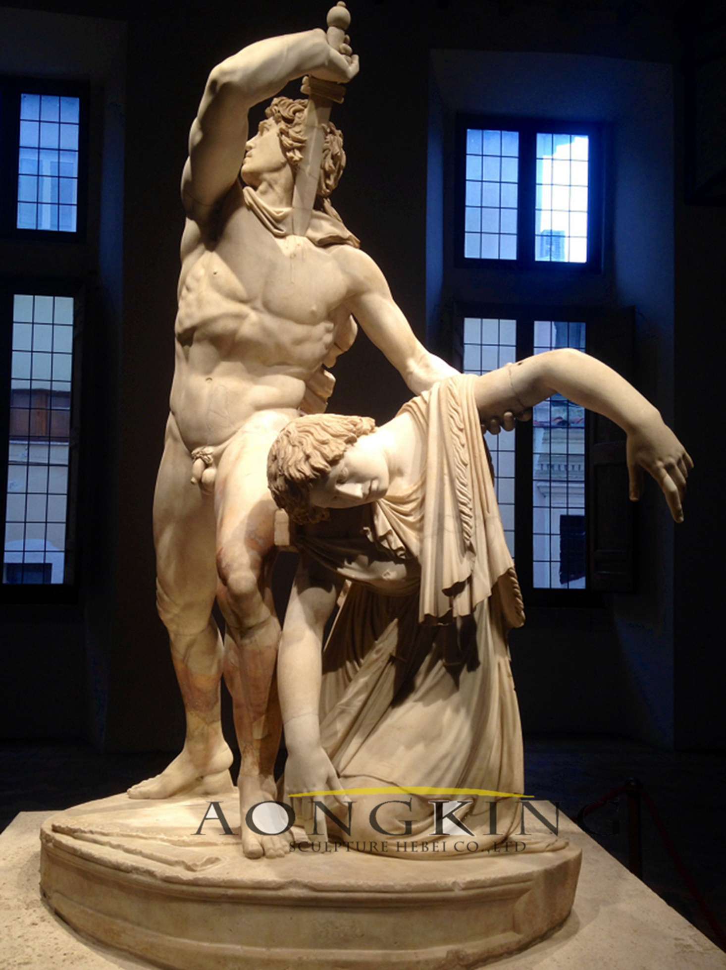 marble Marblr Suicidal Gaul sculpture