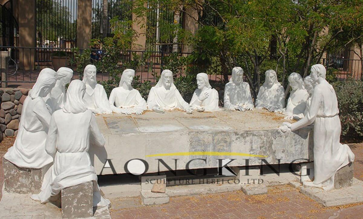 religious marble carving The Last Supper