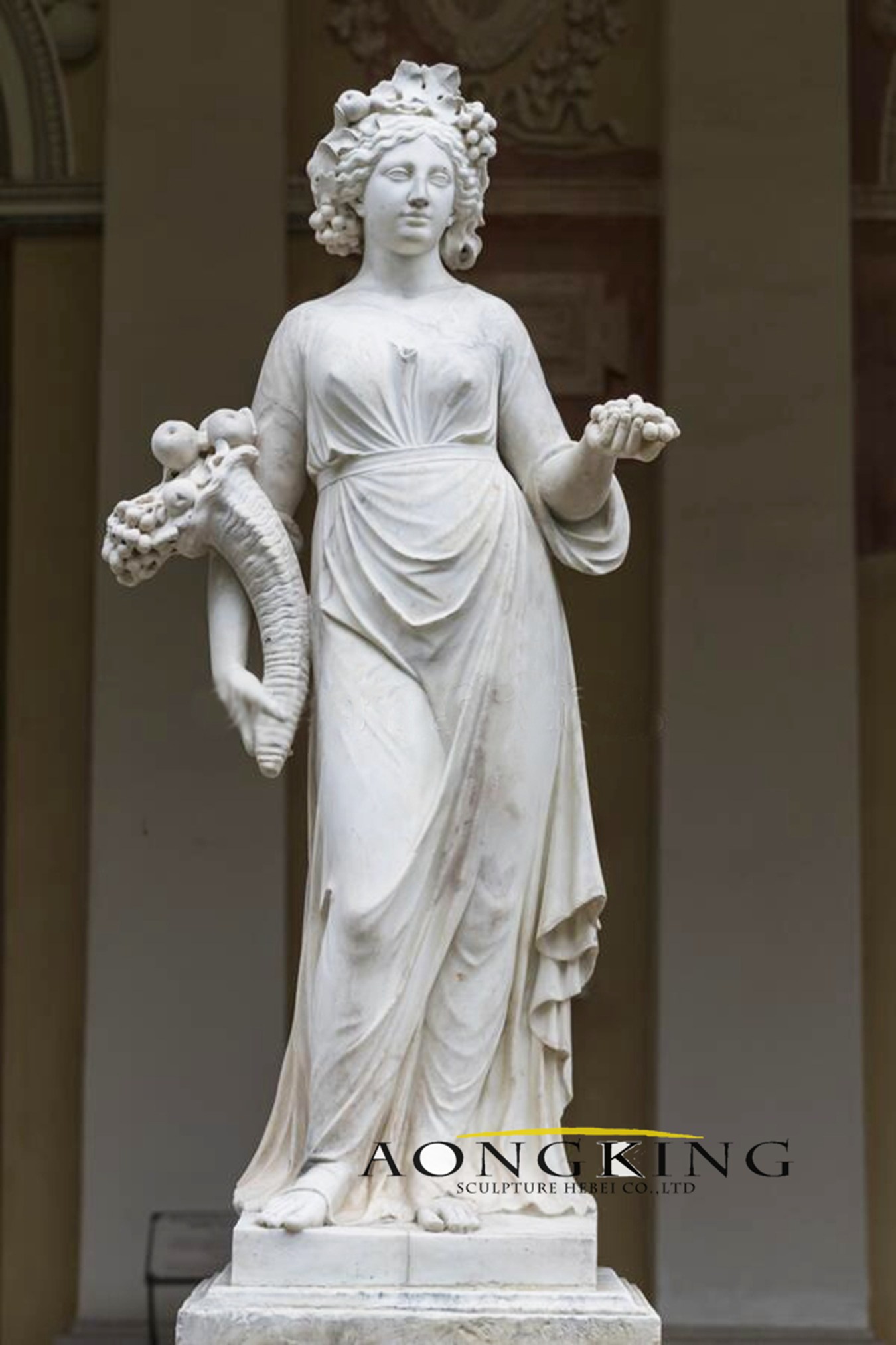 Allegorical Sculpture of the God of Trade Hermes