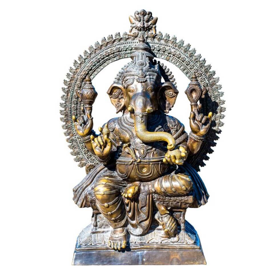 Cosmic Glamour Of Lord Ganesha bronze