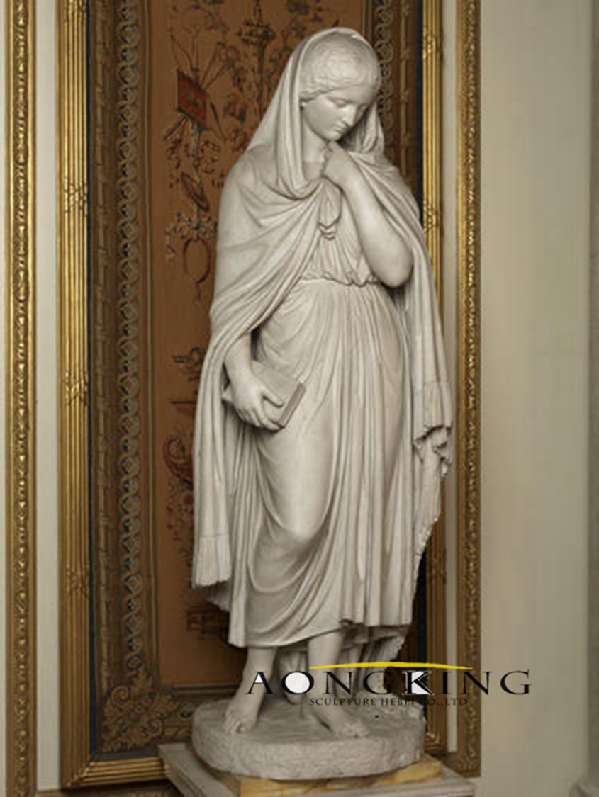 Highland Mary marble statue