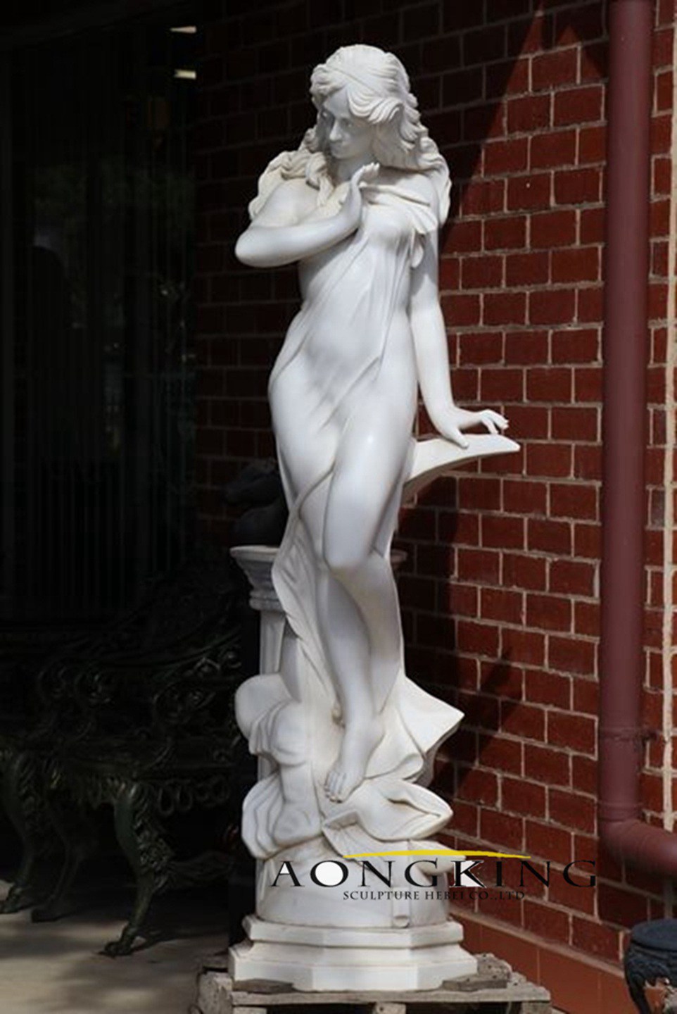 Marble Statue of a Maiden