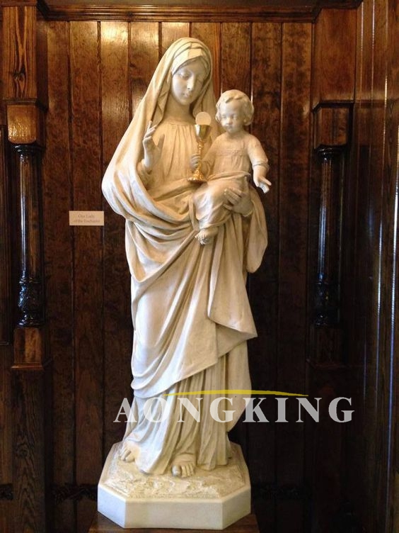 Our Lady of Ushaw sculpture marble