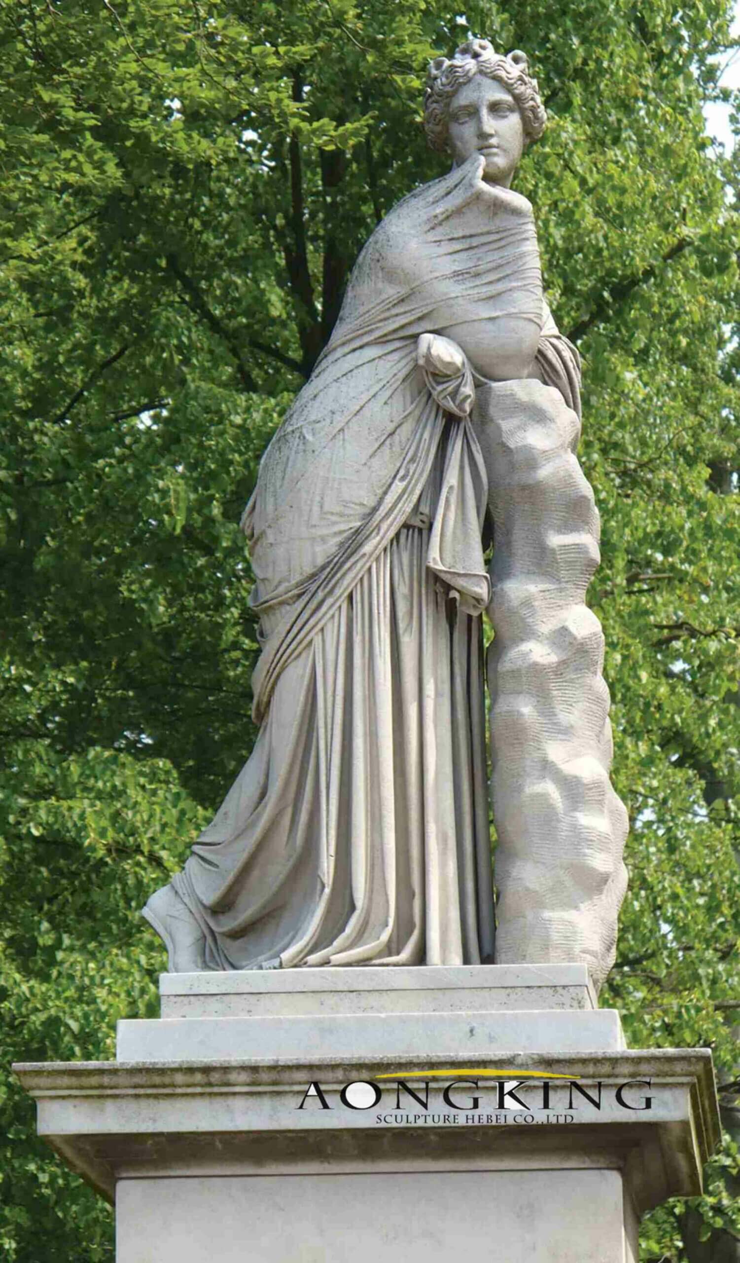 Polyhymnia greek muse statue
