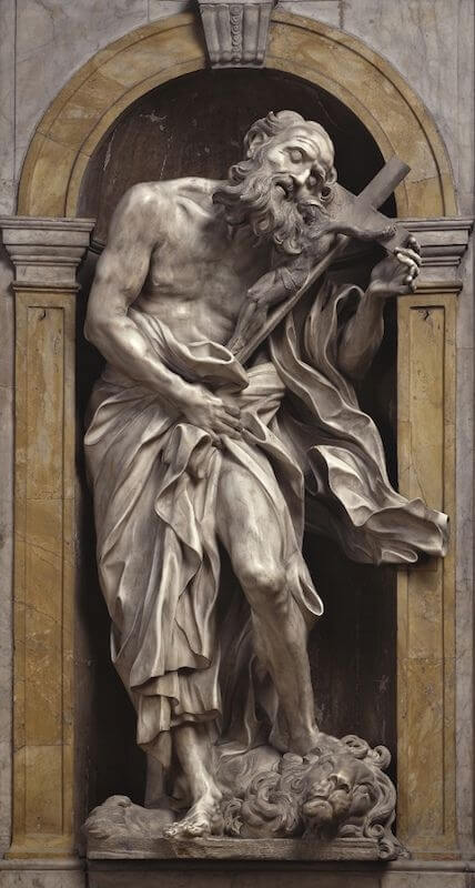 Saint Jerome bronze sculpture (1)