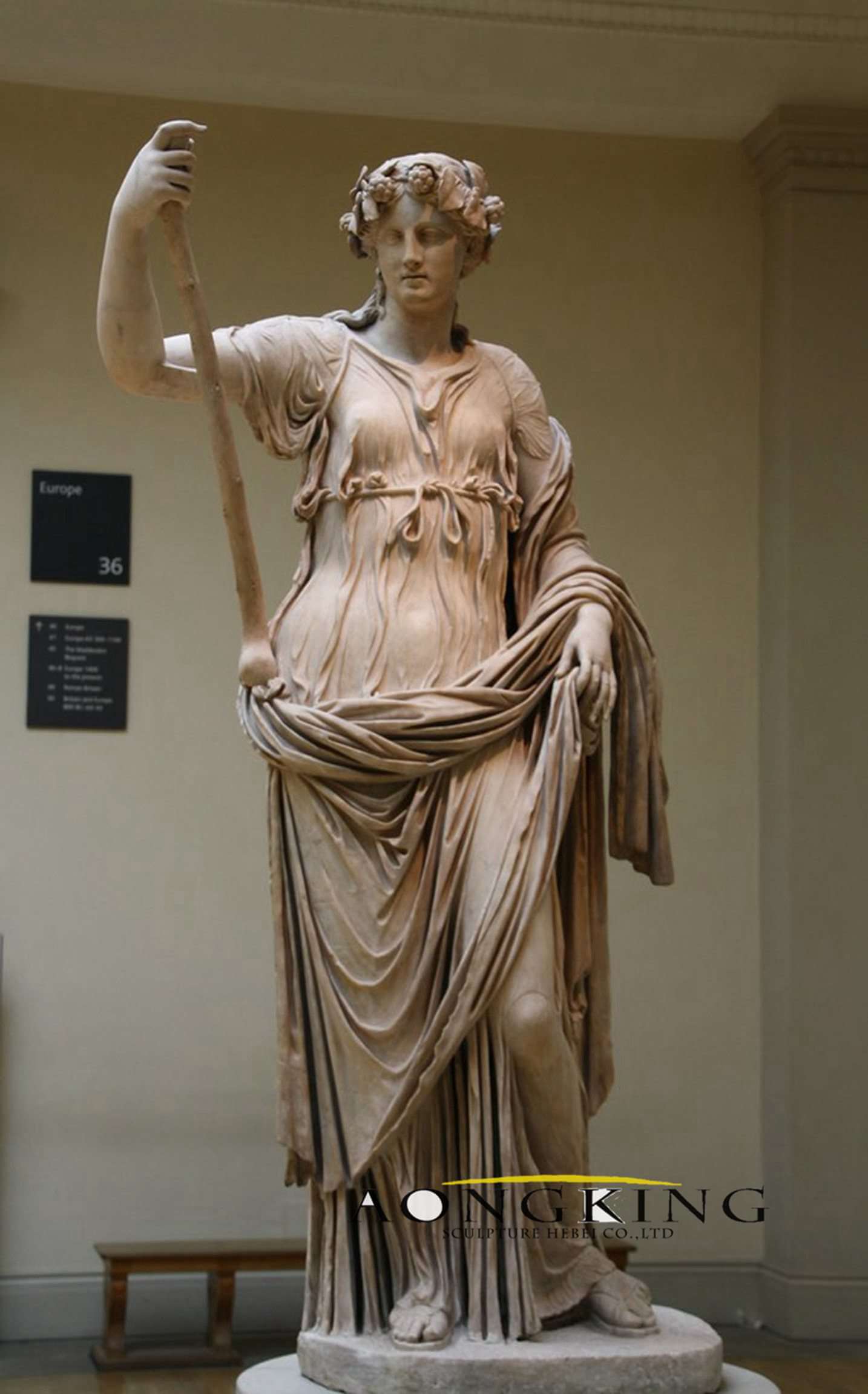Thalia Muse of Comedy statue