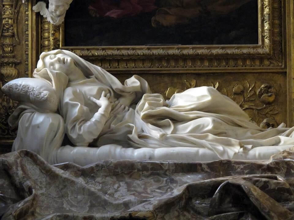 The Blessed Ludovica Albertoni baroque sculpture