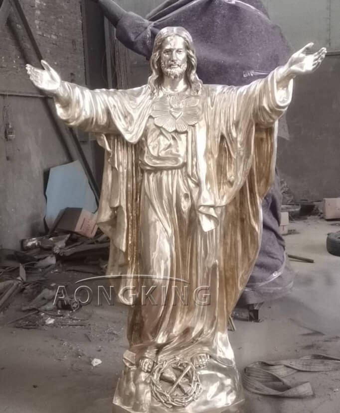 bronze Religious Jesus Statue (1)