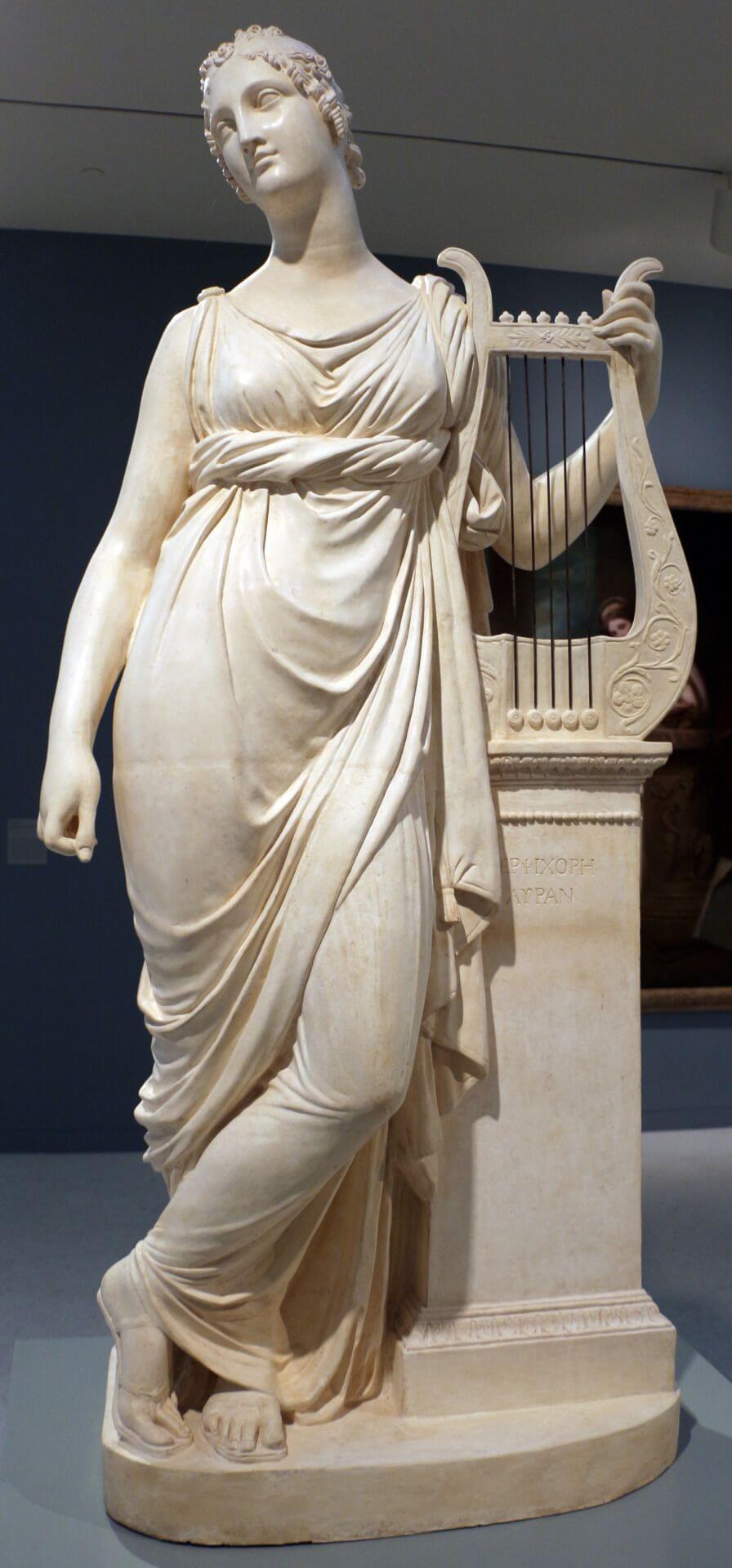 marble Olympian Muses Statue of Terpsichore (1)