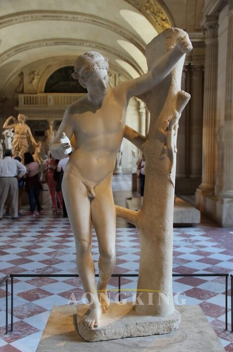 Apollo the Lizard Slayer marble statue