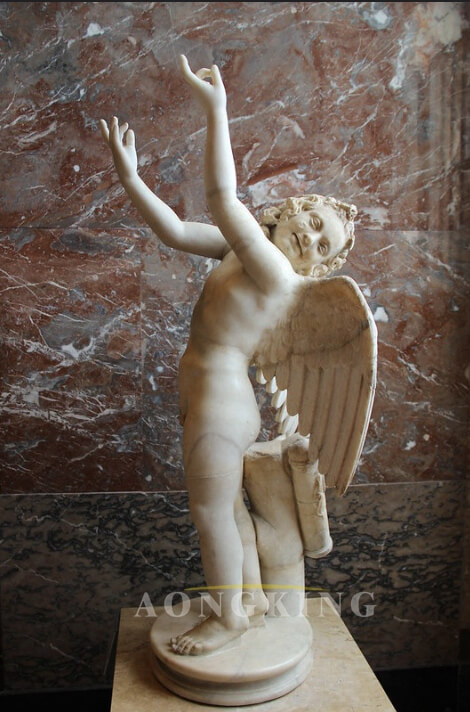 Eros God of Love marble statue
