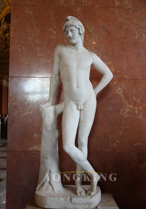 Marble statue of Trojan hero Paris