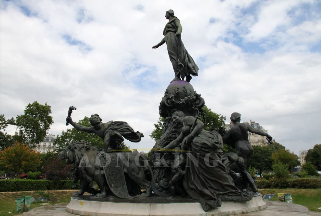 Triumph of the Republic bronze Statue (3)