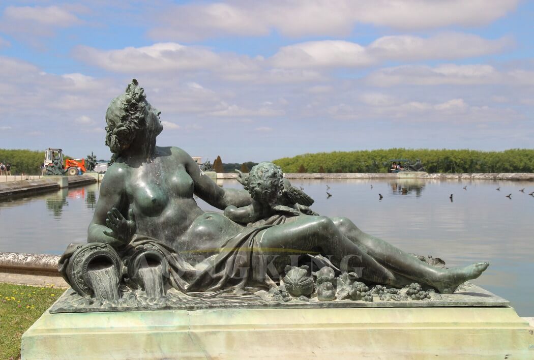 Water Garden bronze Allegorical statue