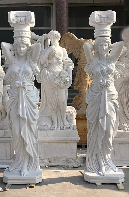 ancient greek column marble