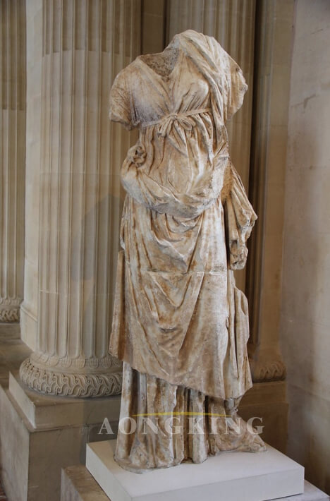 headless Ancient Greek Marble Statue