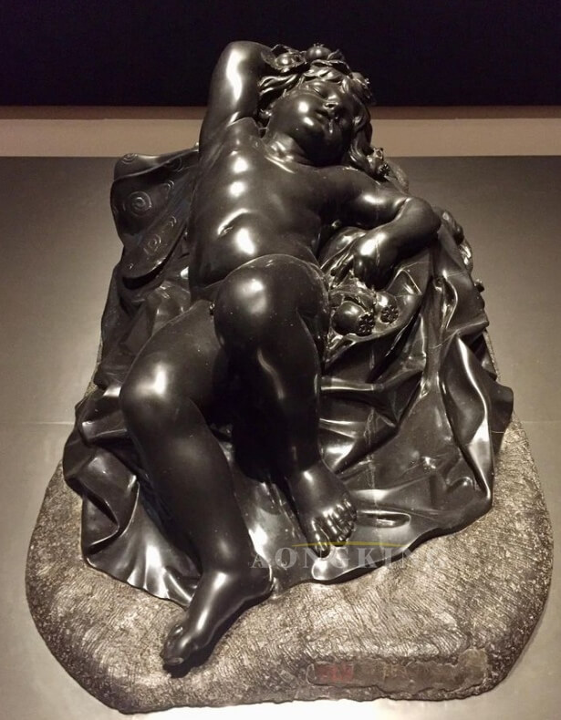 Allegory of Sleep bronze statue