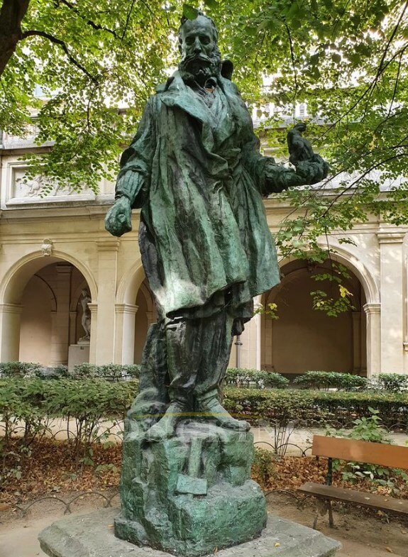 Bourdelle Antoine Carpeaux at work bronze statue (2)