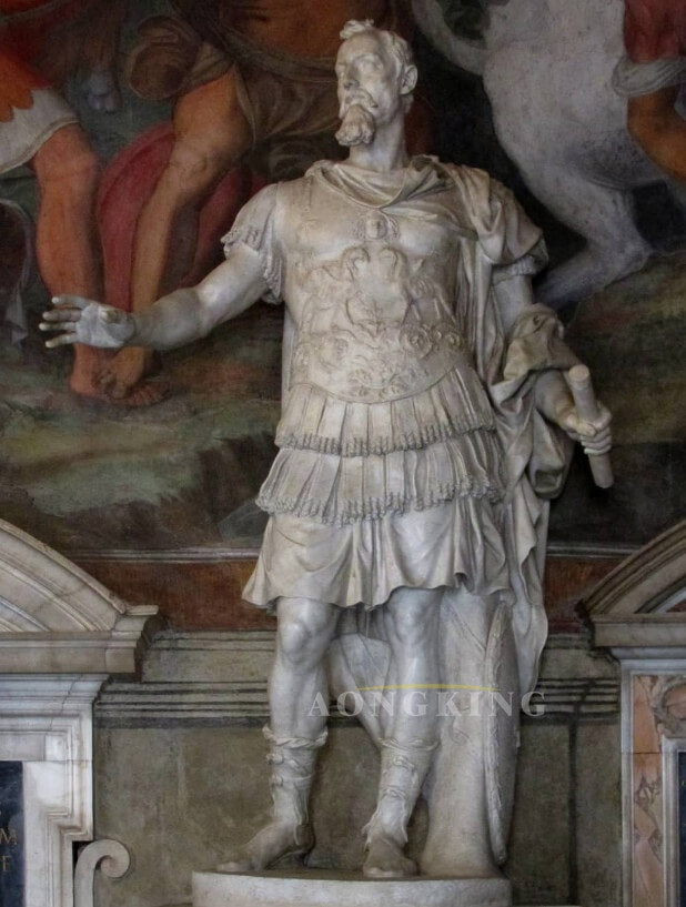 Carlo Barberini marble statue (1)