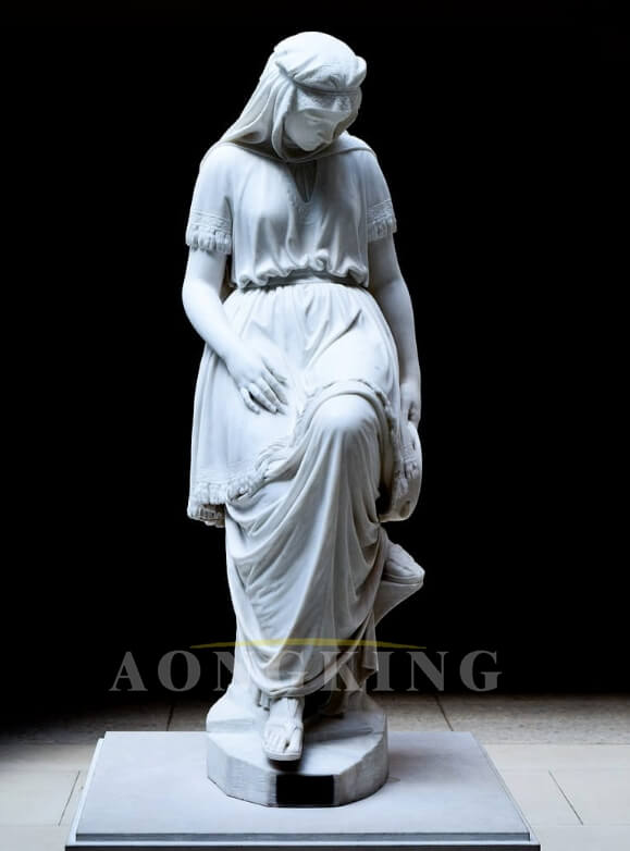 Jephthah's Daughter marble statue