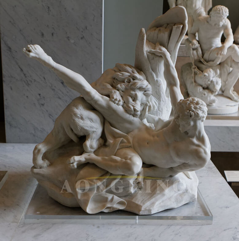 Milo of Croton marble statue