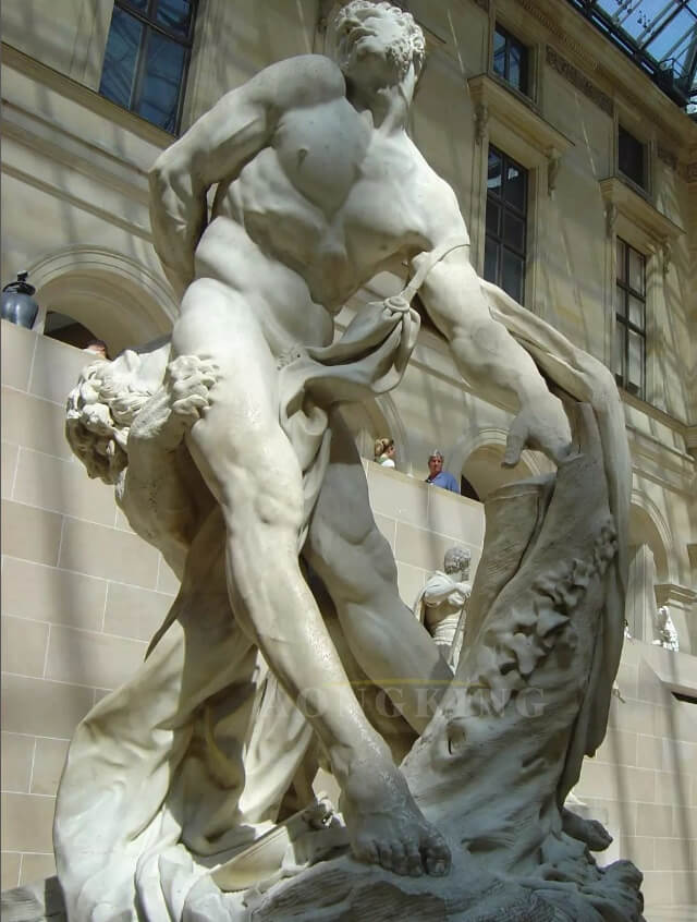 Milon of Crotone marble statue