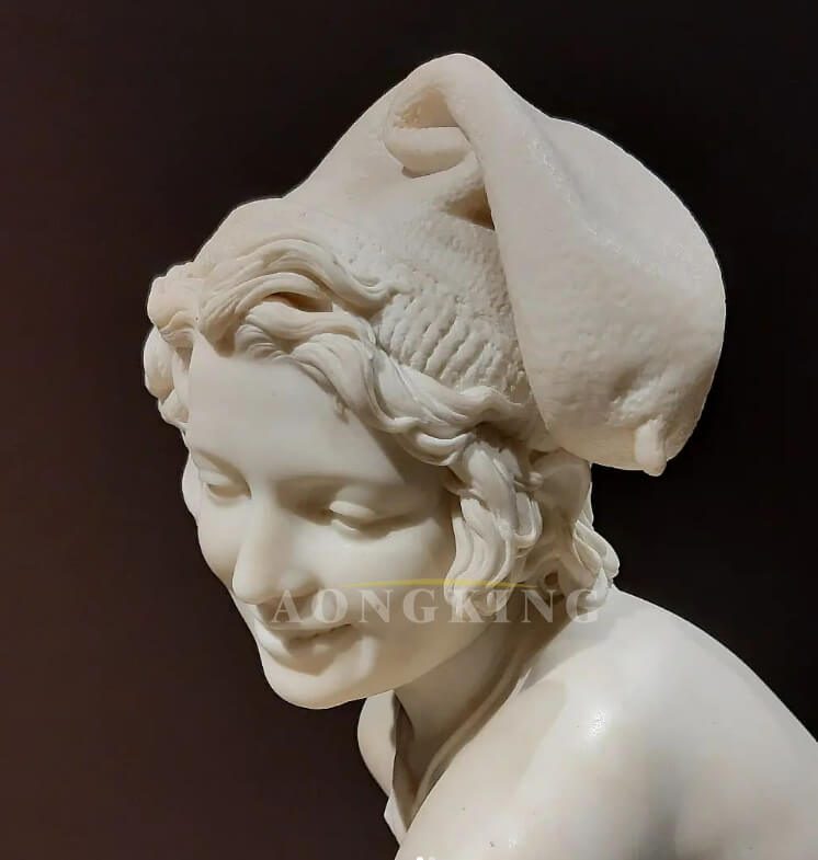 Neapolitan Fisherboy marble statue (4)