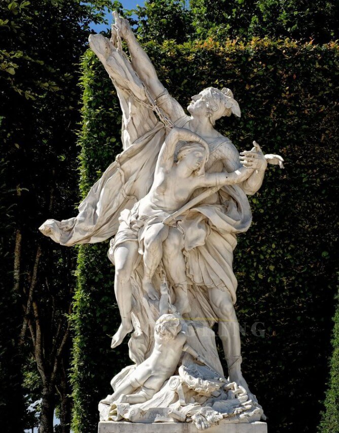 Perseus and Andromeda marble statue