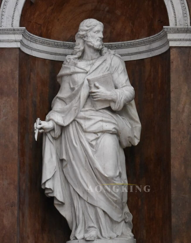 Saint Joseph marble statue