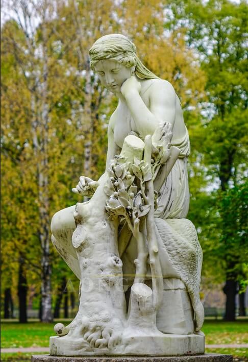 Saint Petersburg marble statue