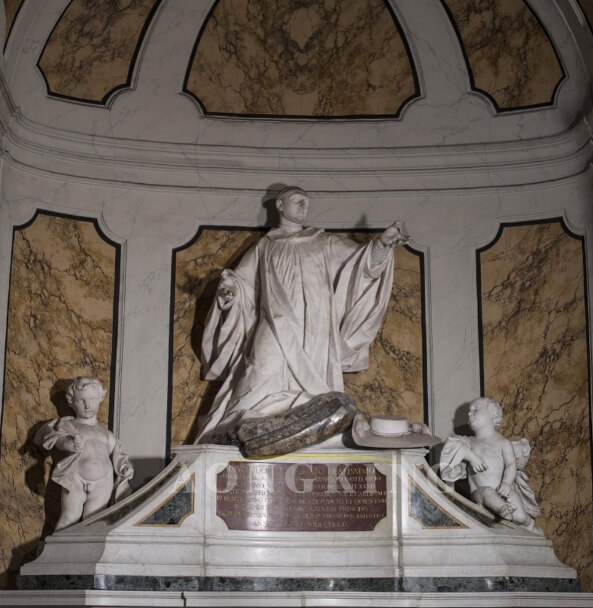 Sant'Oderisio marble statue