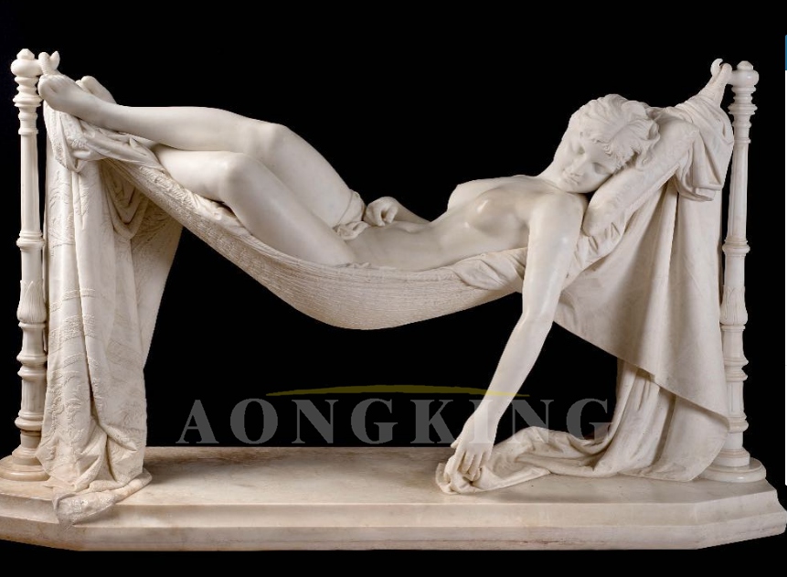 Sweet Dreams marble statue (2)
