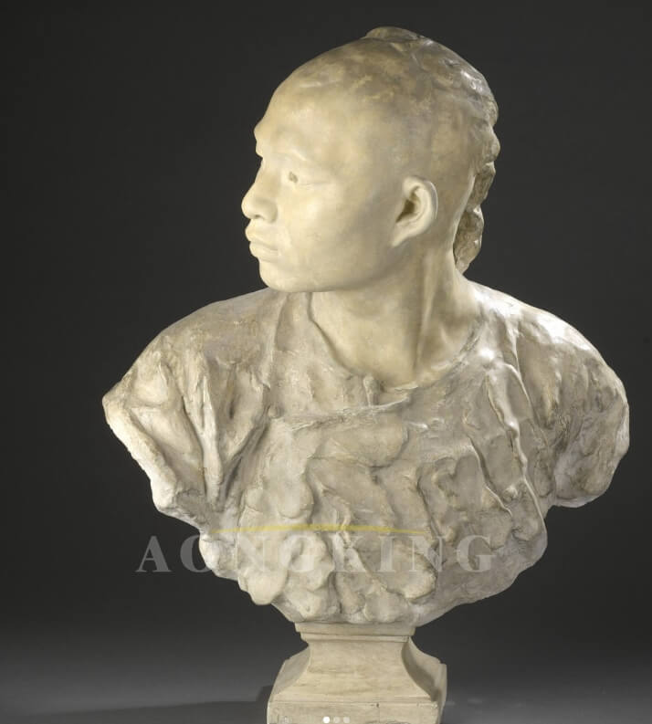 The Chinese Man marble bust