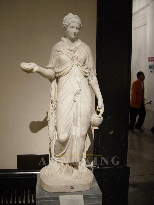 lover of Zeus greek marble statue