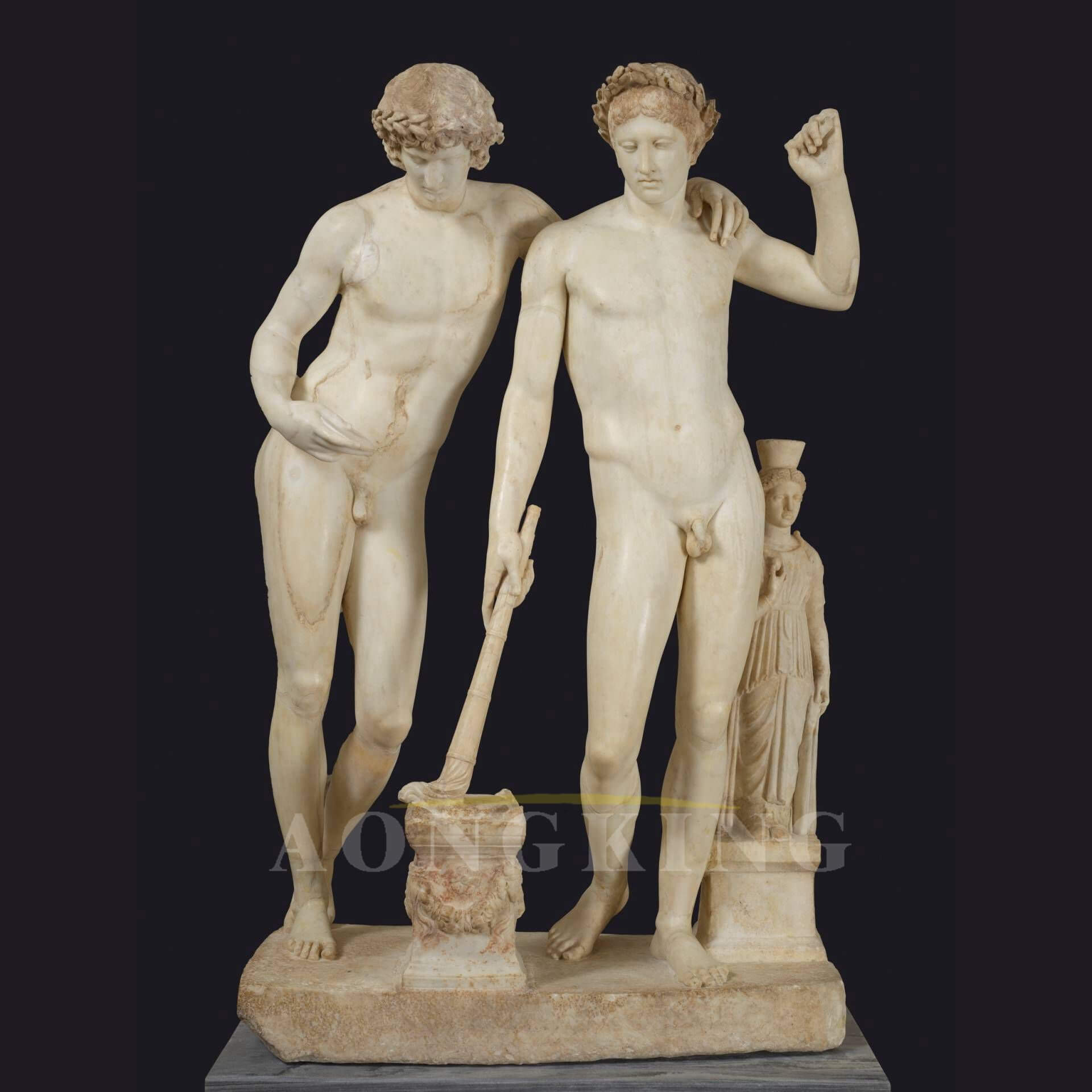 marble Castor and Pollux sculpture